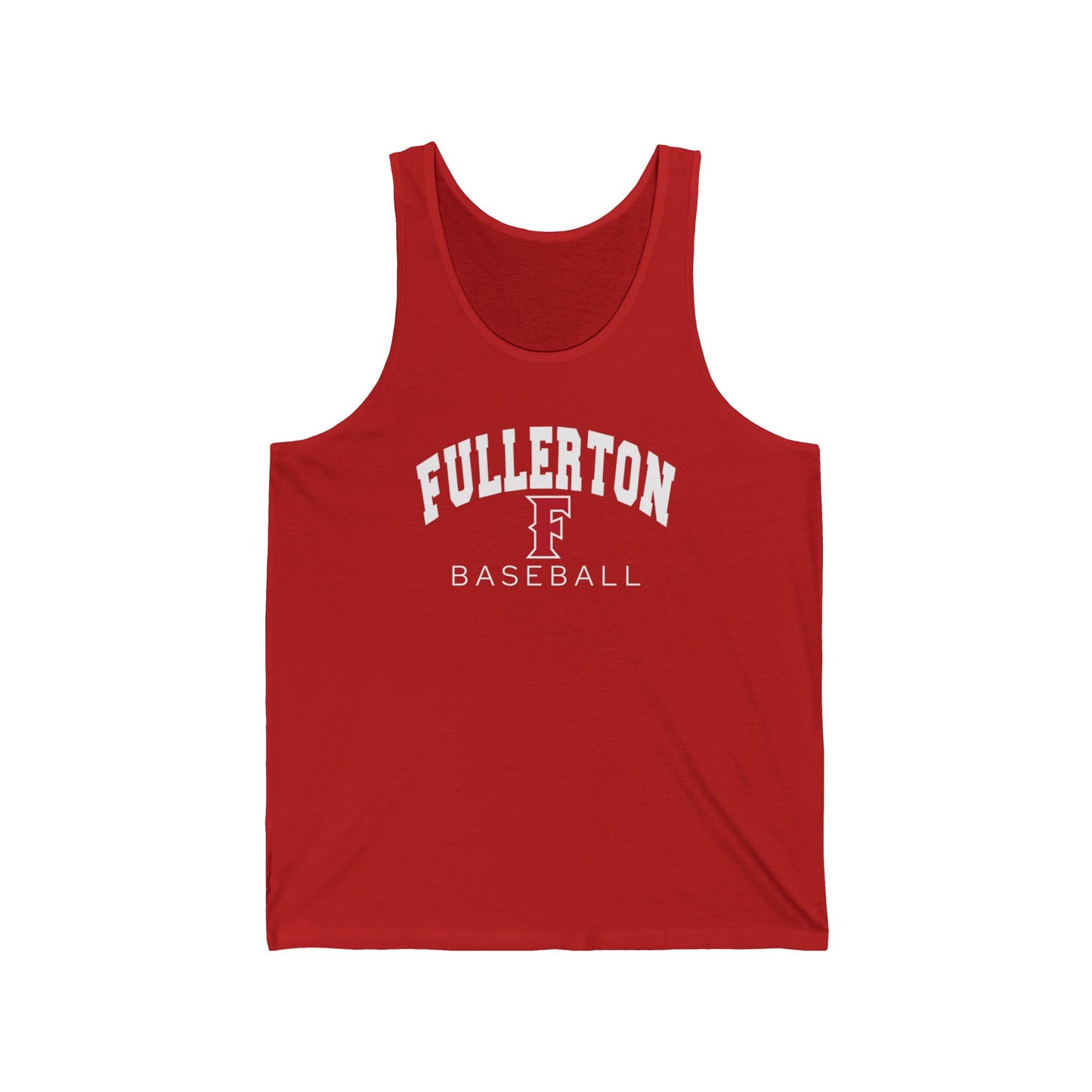 Fullerton Baseball - Unisex Jersey Tank Top