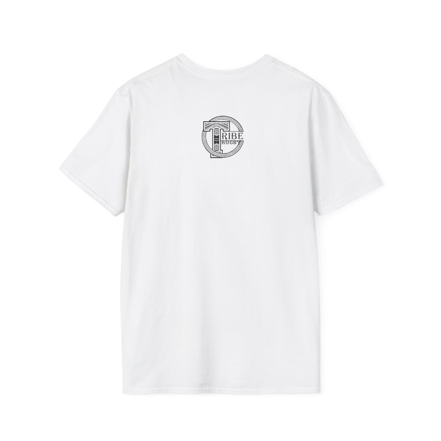 Tribe Rugby Unisex Softstyle T-Shirt Black Logo