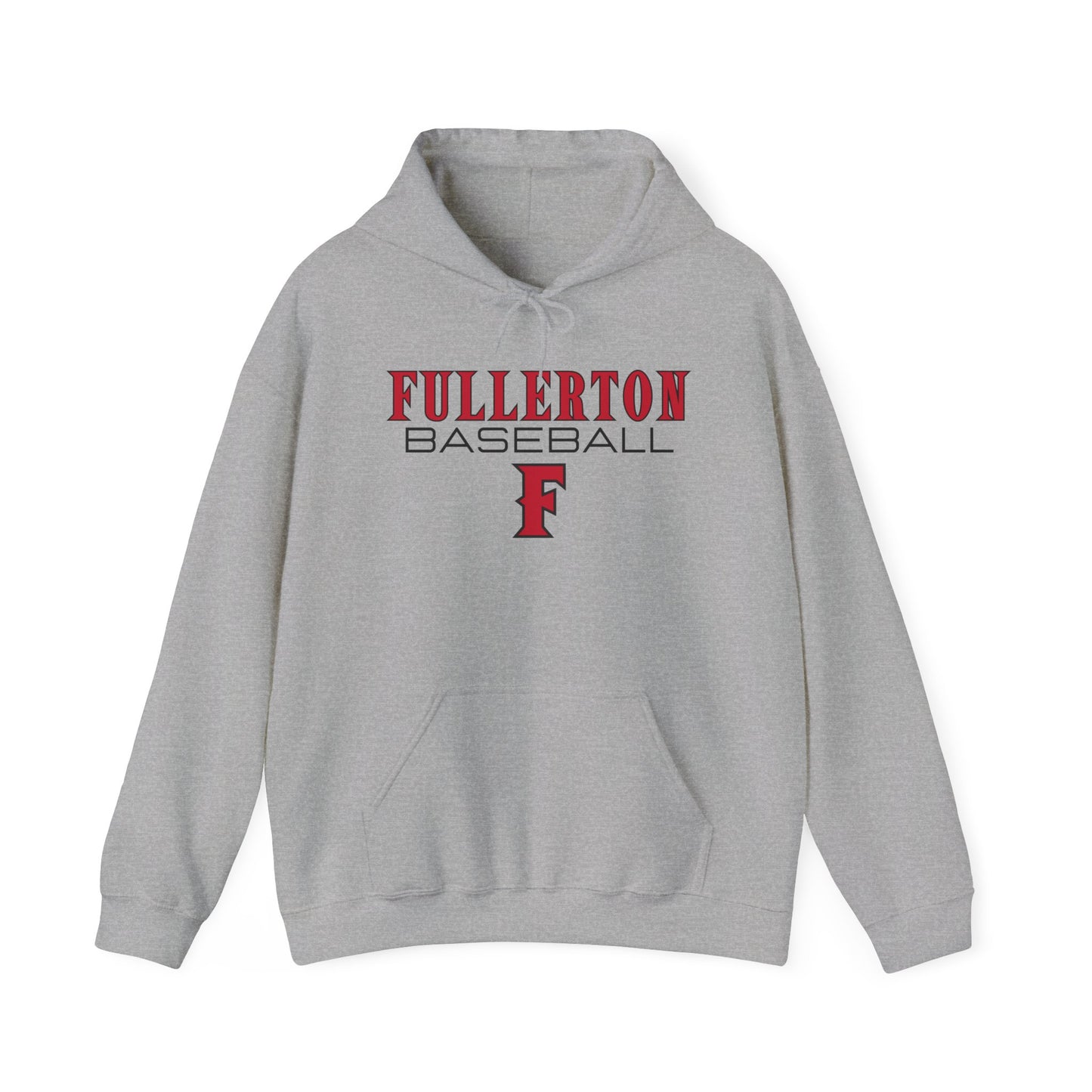 Fullerton Baseball Hoodie Hooded Sweatshirt Light