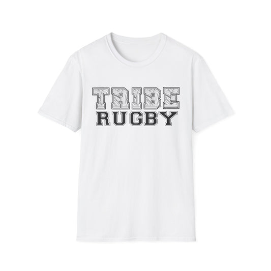 Tribe Rugby - Unisex Softstyle T-Shirt Black Logo