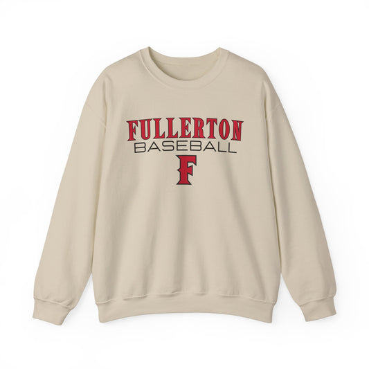 Fullerton Baseball Unisex Heavy Blend Crewneck Sweatshirt
