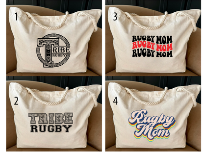 Rugby - Rope handle tote bag