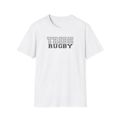 Tribe Rugby Unisex Softstyle T-Shirt Black Logo