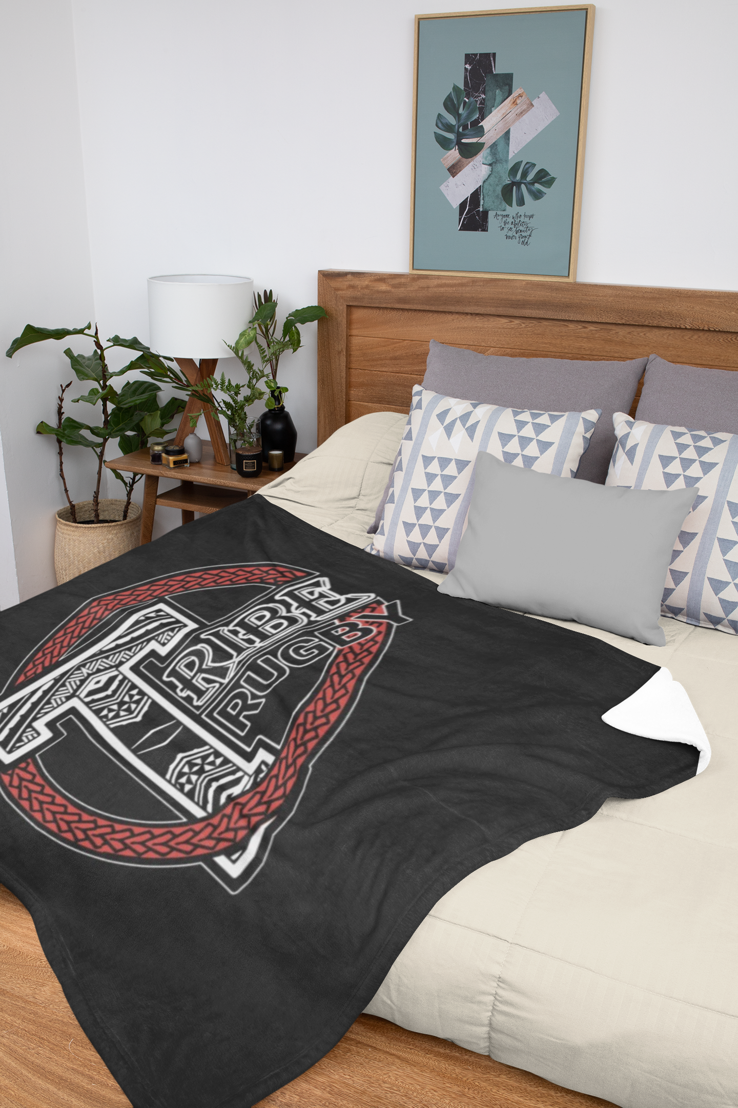 Tribe Rugby Cozy Throw Blanket